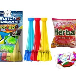 COMBO OF HOLI BALLOONS & HOLI COLOUR