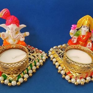 Lakshmi Statue| laxmi/Ganesha Statue with Tea Light Holder