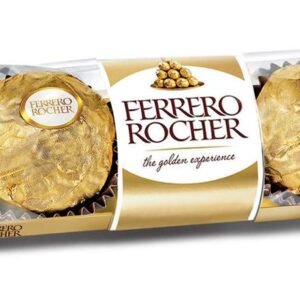Ferrero Rocher Chocolate Pralines Treat Pack 3 Pieces Pouch, 37 g