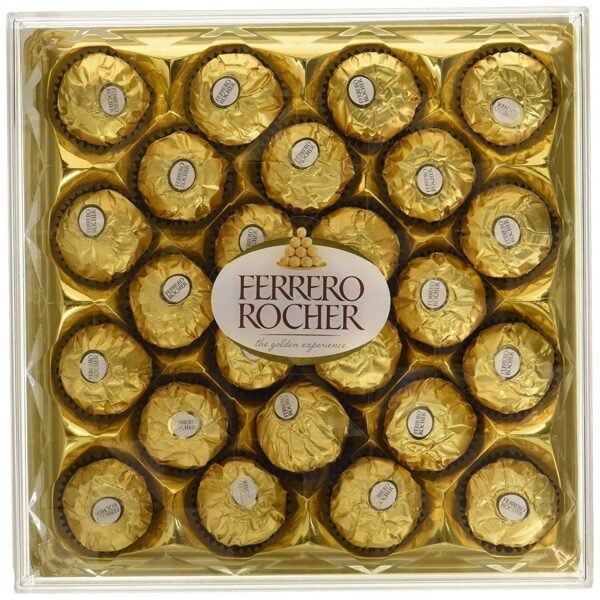 Ferrero Rocher 24 Pieces, 300 Gram – Decorative Buckets