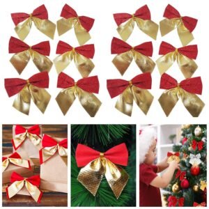 Christmas Bow Pack of 12