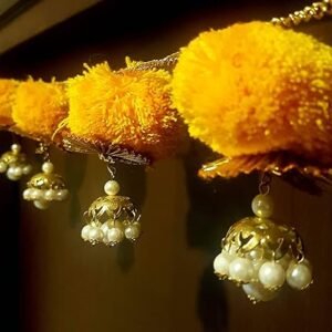 Marigold Pom Pom Toran
