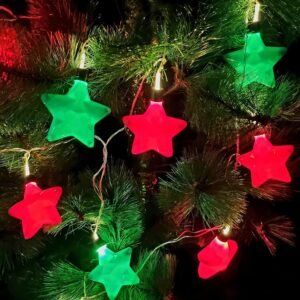 Red Green Star Lights
