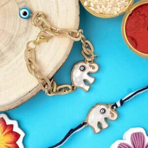 ELEPHANT EVIL EYE PAIR RAKHI