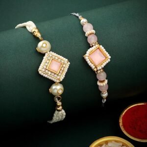 Meenakari rakhi set