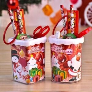 Christmas stationary and pen stand