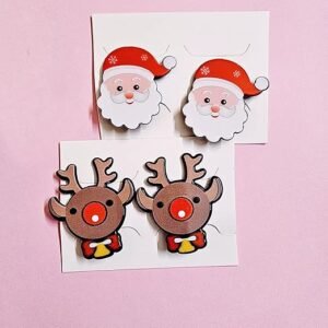 Christmas theme hair clips